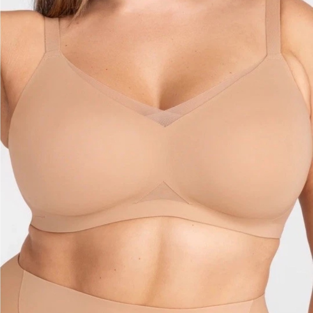 HoneyLove CrossOver Bra in Sand Size XL NWOT